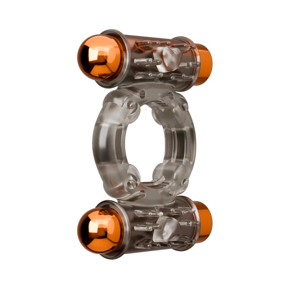 Stay Hard Vibrating Cock Ring Set with Sleeve and 2 Bullets thumbnail 3
