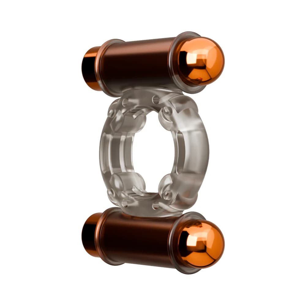 Stay Hard Vibrating Cock Ring Set with Sleeve and 2 Bullets thumbnail 4