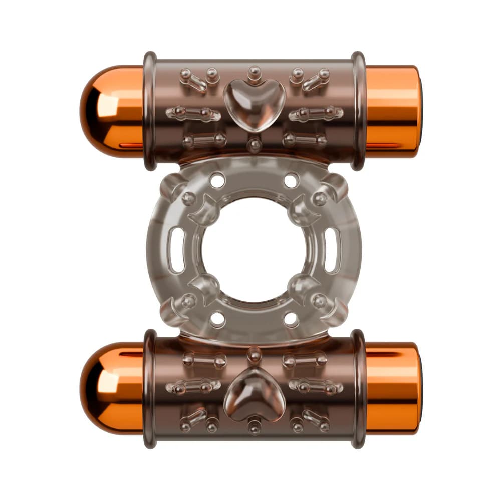 Stay Hard Vibrating Cock Ring Set with Sleeve and 2 Bullets thumbnail 6