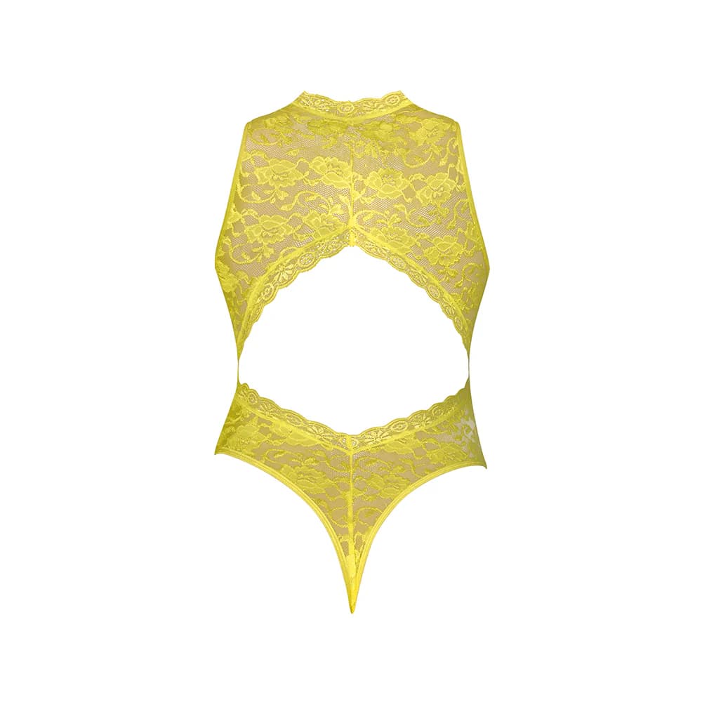 Magic Silk Daffodil Dreams Teddy with Snap Crotch Yellow S/M thumbnail 7