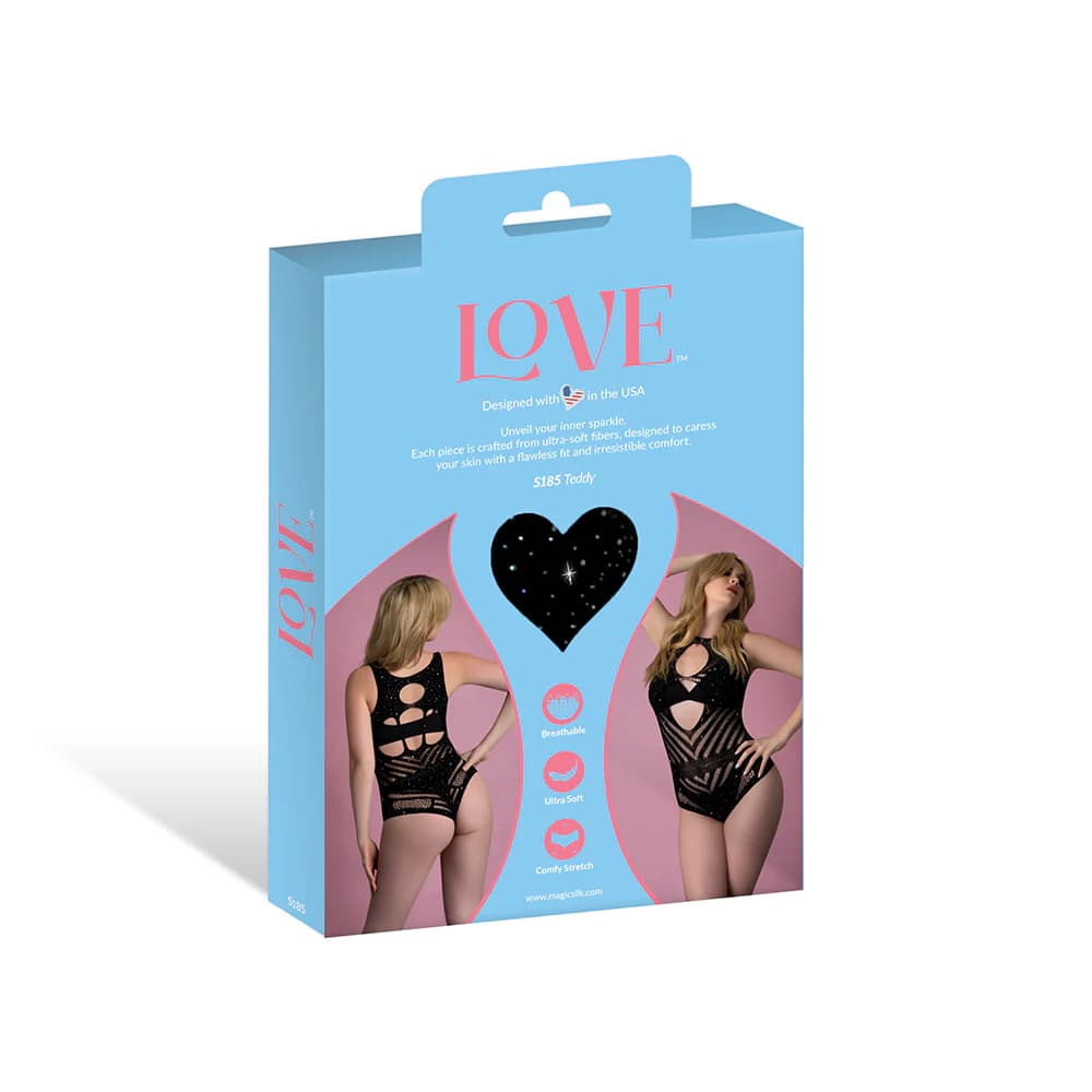 Magic Silk Seamless Teddy Black O/S thumbnail 6