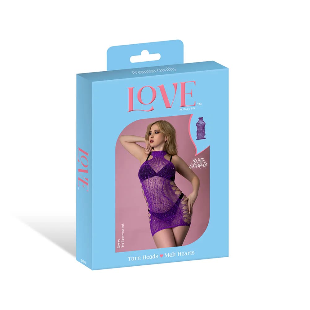 Magic Silk Seamless Dress Violet O/S