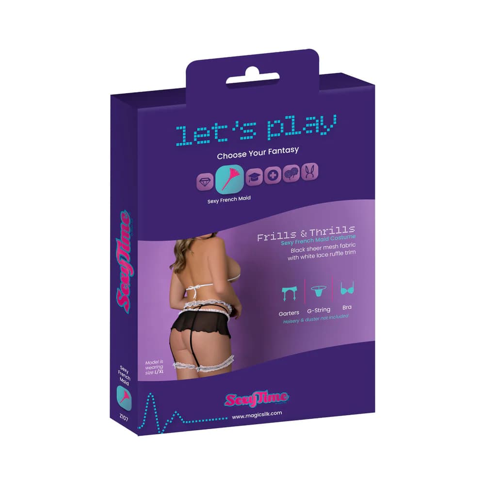 Magic Silk Sexy Time Frills & Thrills Black S/M thumbnail 6