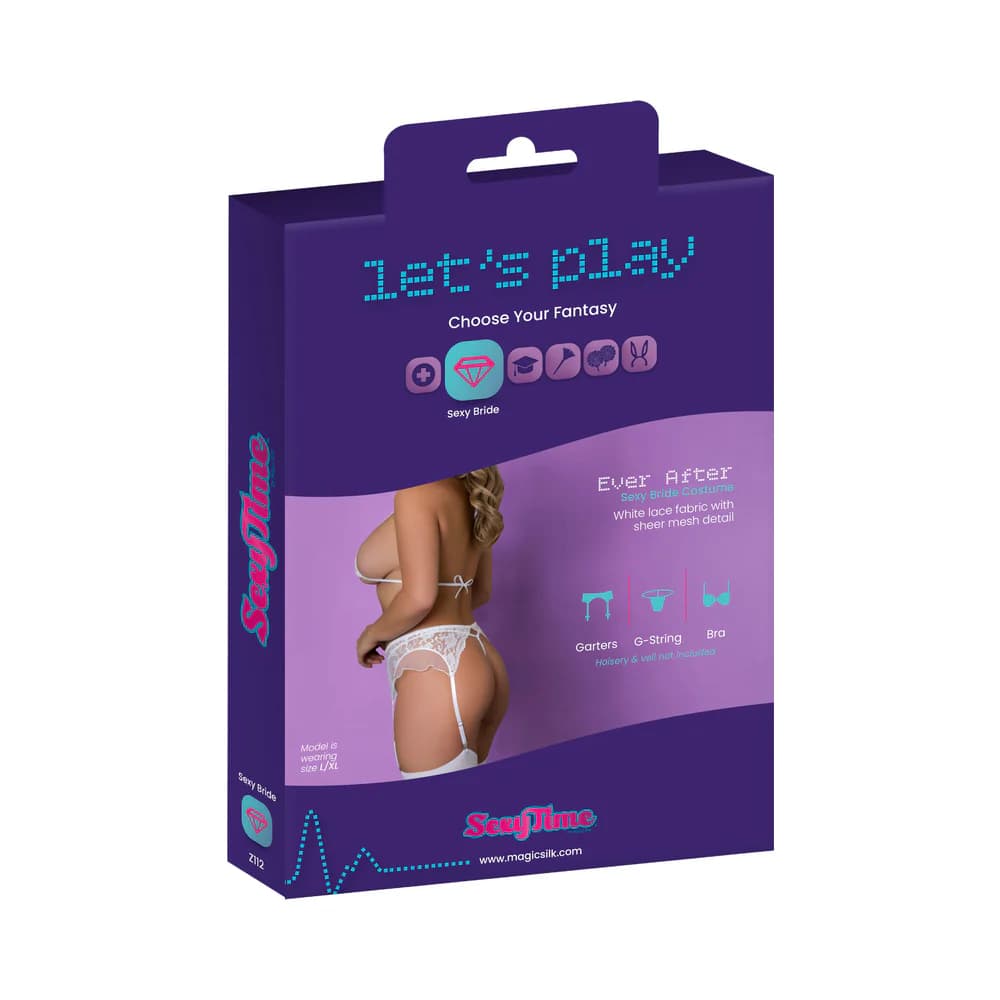Magic Silk Sexy Time Ever After White Queen Size thumbnail 7