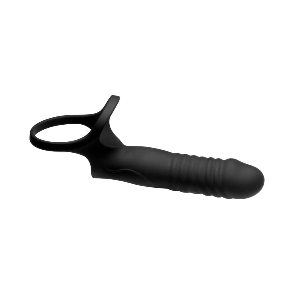 JOCK Enhancers Double Thrust Thrusting & Vibrating Double Penetration C-Ring w/ Remote thumbnail 4