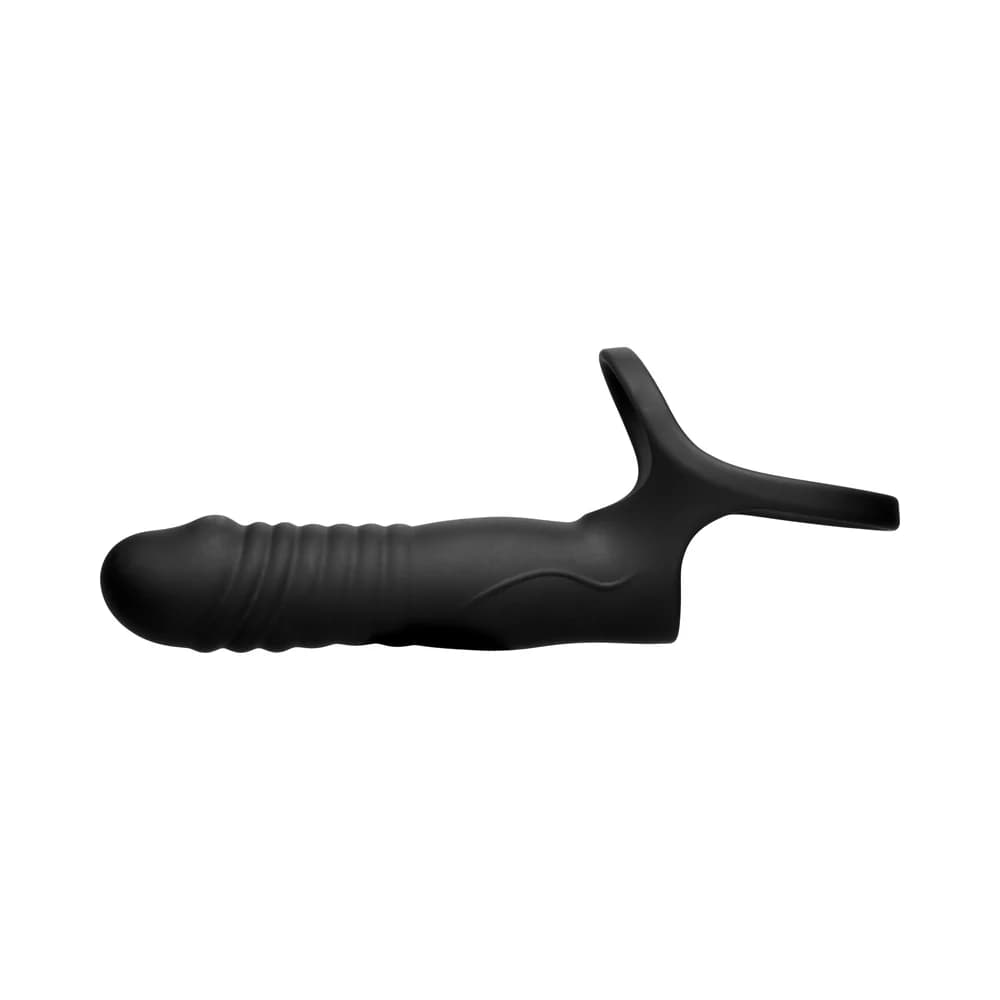 JOCK Enhancers Double Thrust Thrusting & Vibrating Double Penetration C-Ring w/ Remote thumbnail 5
