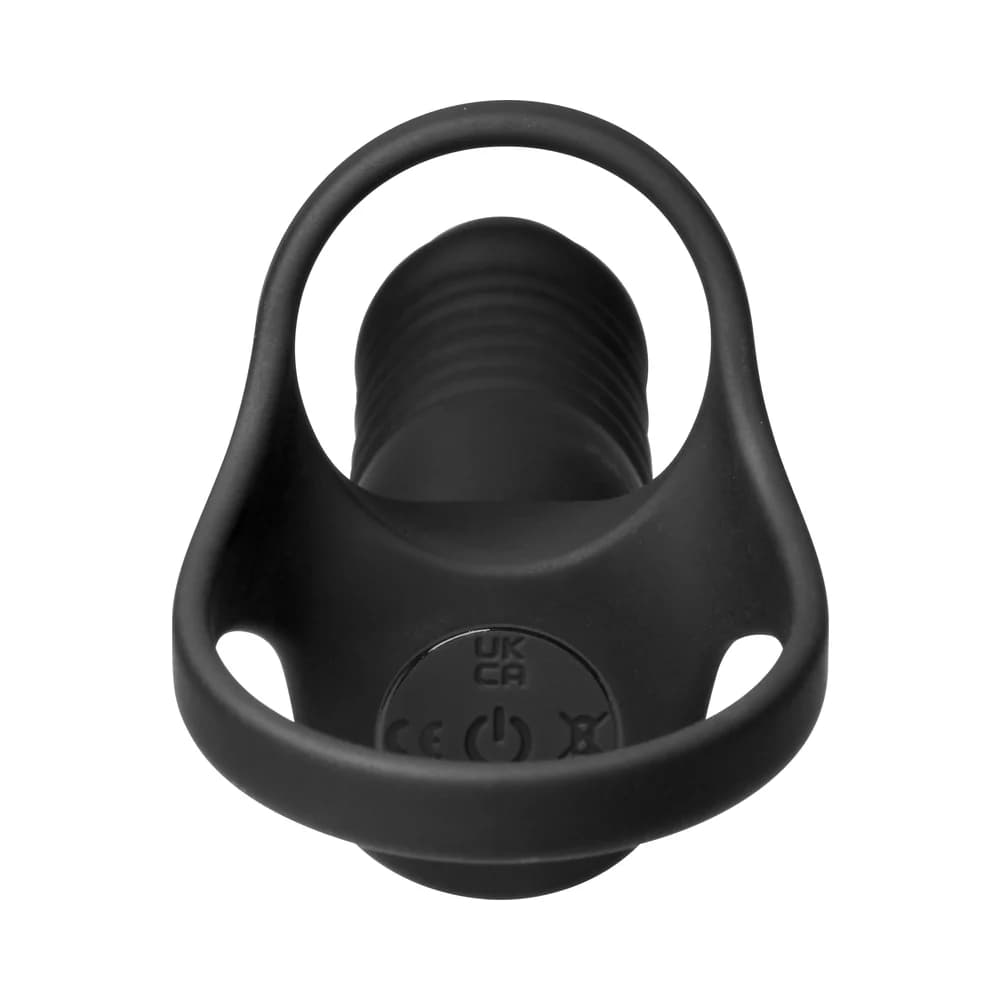 JOCK Enhancers Double Thrust Thrusting & Vibrating Double Penetration C-Ring w/ Remote thumbnail 8