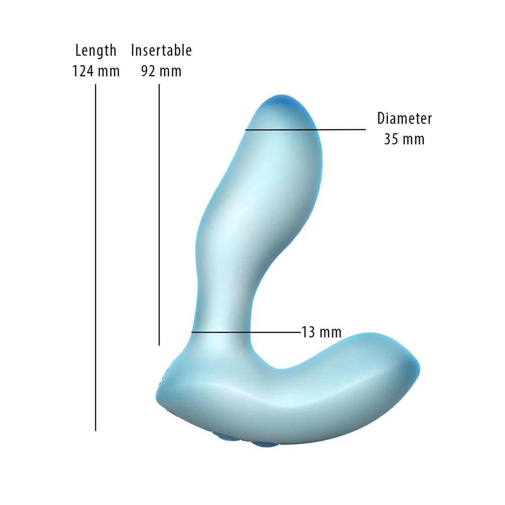 Softies Silicone Vibrator 5 in. Blue thumbnail 10