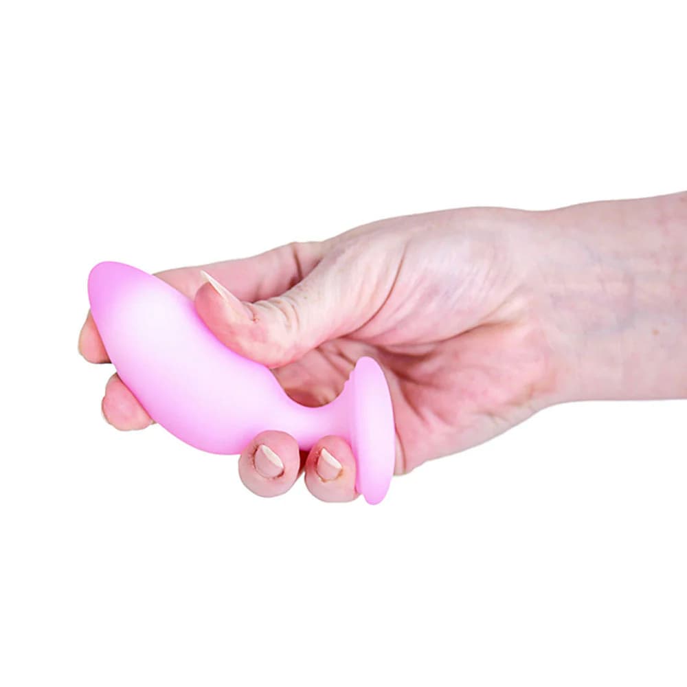 Softies Dual Layer Butt Plug 4 in. Pink thumbnail 5
