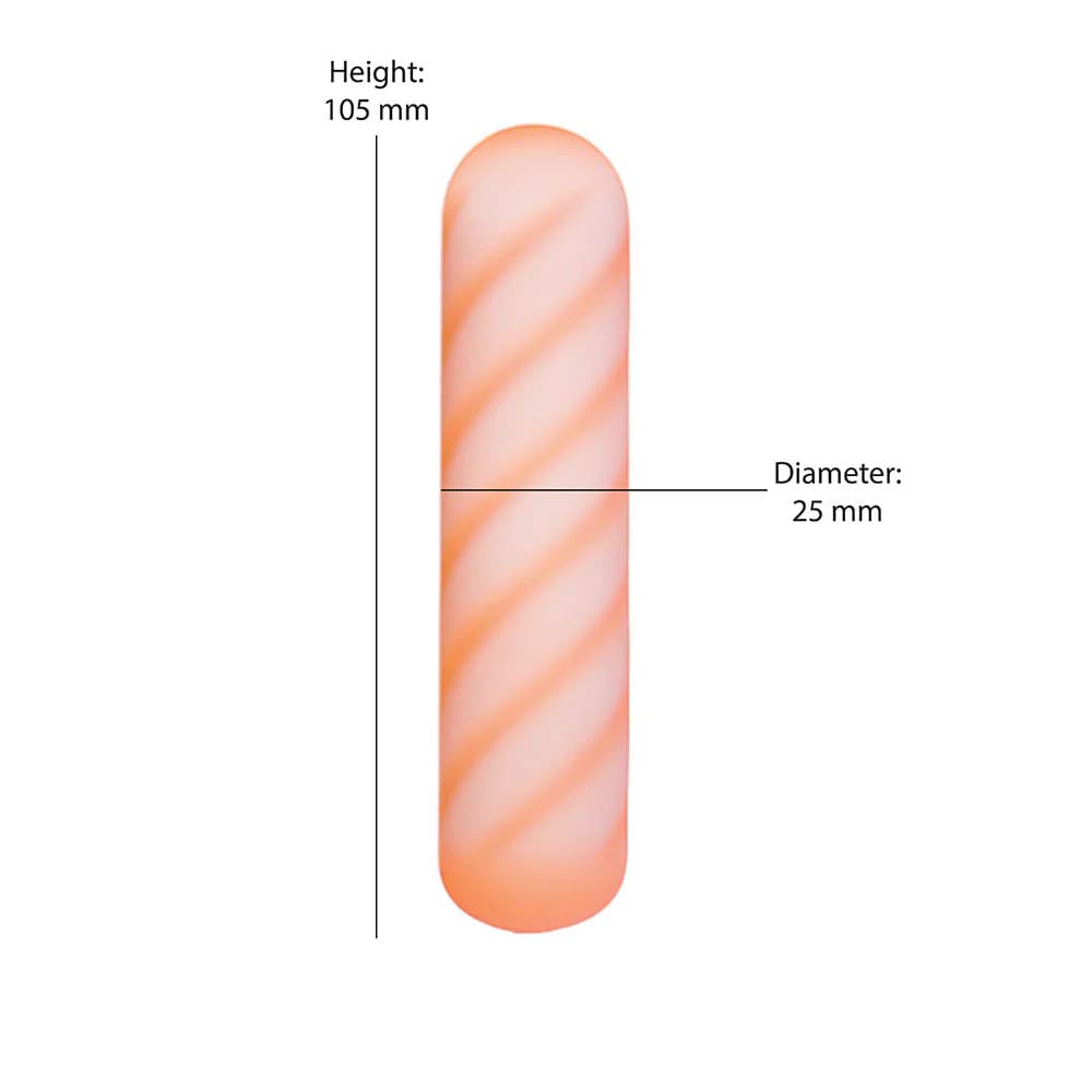 Softies Dual Layer Bullet 4 in. Orange thumbnail 6