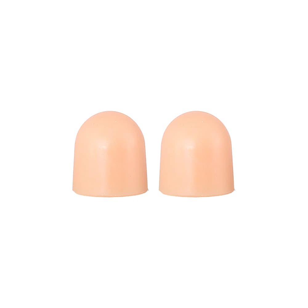 Addiction 7 in. Silicone Hollow Dong Strap-On Beige thumbnail 8