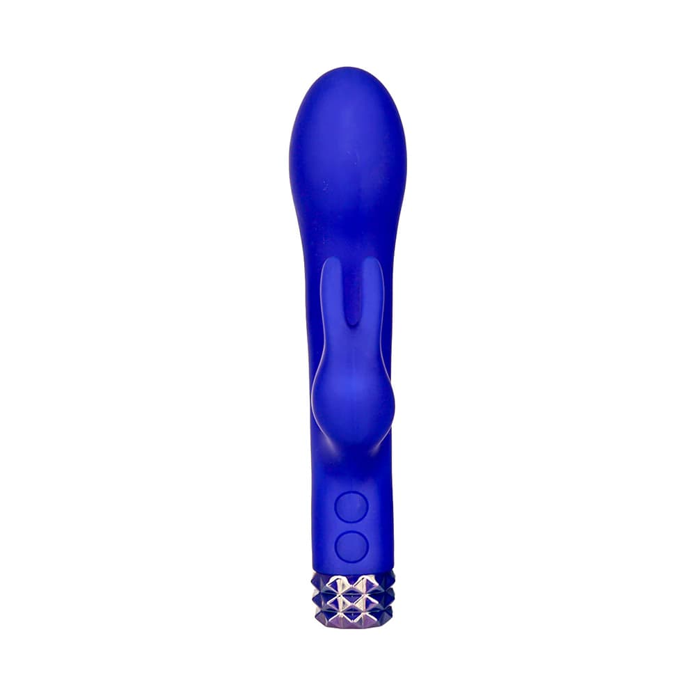 M'Lady Bunny Vibrator 6 in. Blue thumbnail 3