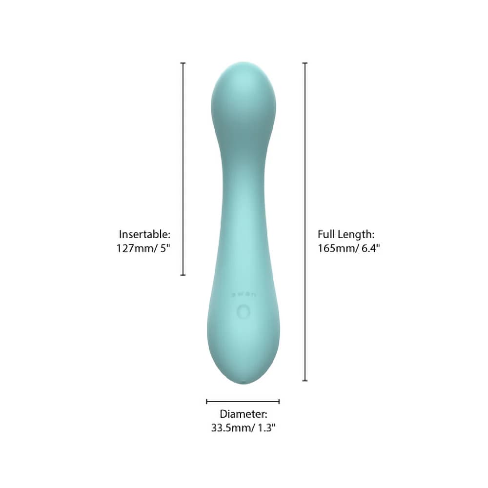 Swan The Swan Curve 6.5 in. Teal thumbnail 6