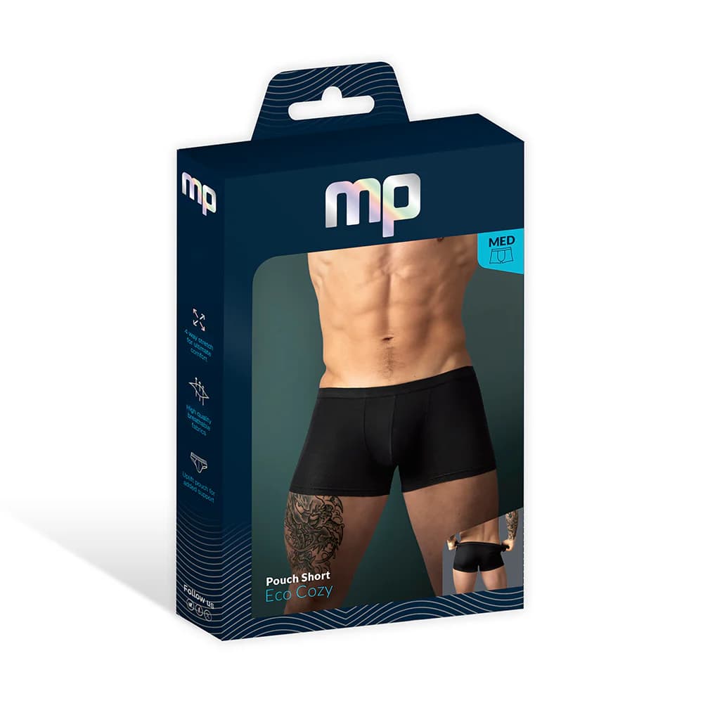 Male Power Eco Cozy Pouch Short Black S