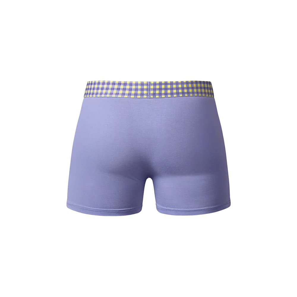 Male Power So Cumfy Gingham Boxer Brief Purple S thumbnail 5
