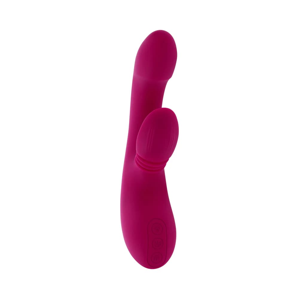 Evolved Gentle Persuasion Circular Clitoral Massager Burgundy thumbnail 2