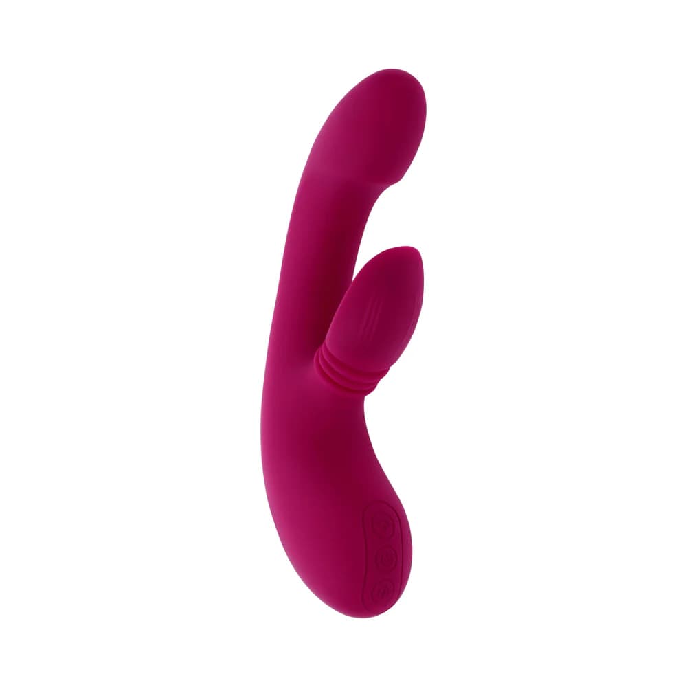 Evolved Gentle Persuasion Circular Clitoral Massager Burgundy thumbnail 3
