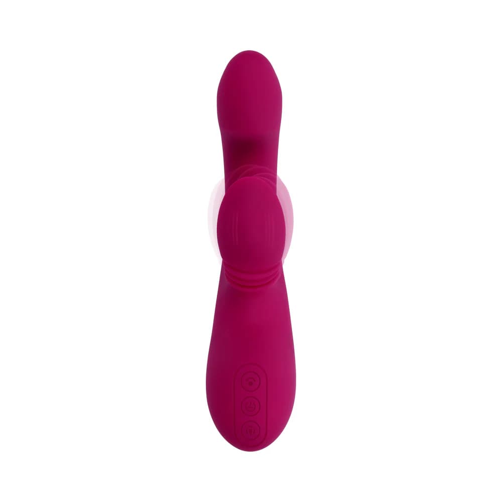 Evolved Gentle Persuasion Circular Clitoral Massager Burgundy thumbnail 8