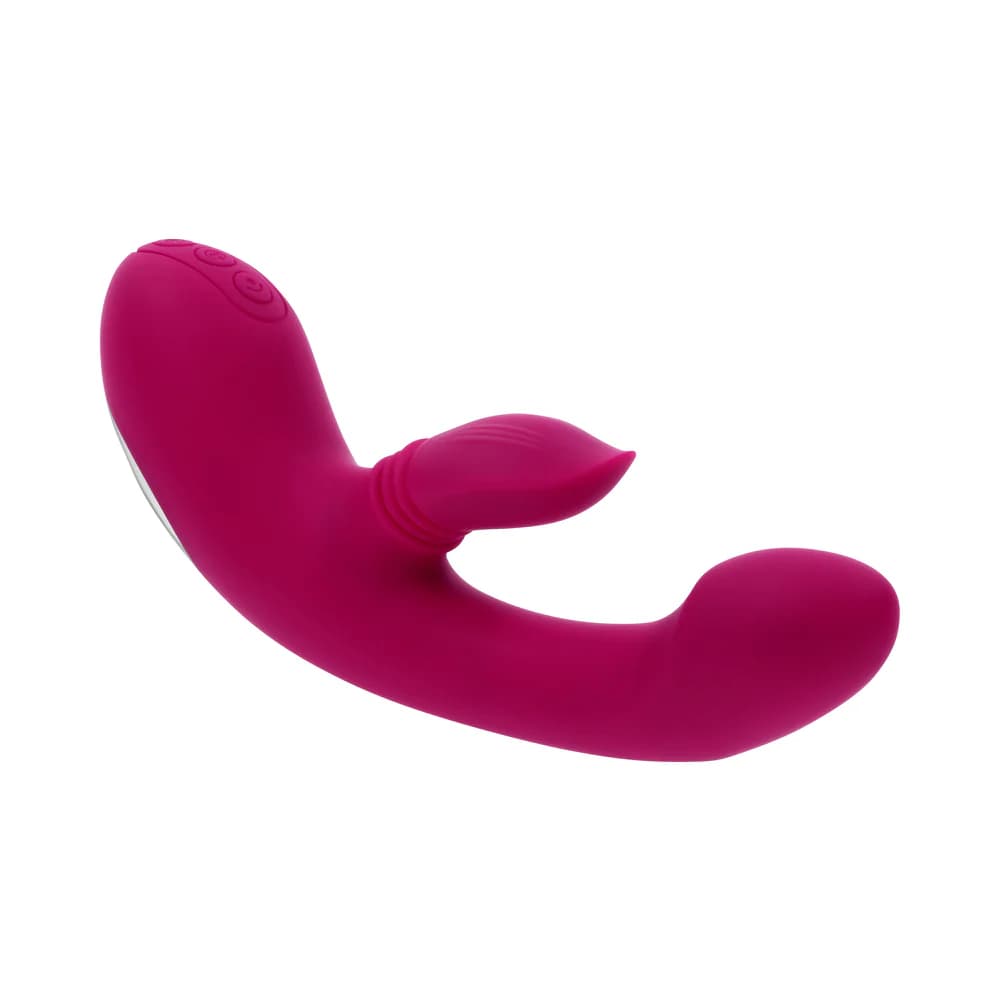 Evolved Gentle Persuasion Circular Clitoral Massager Burgundy thumbnail 9