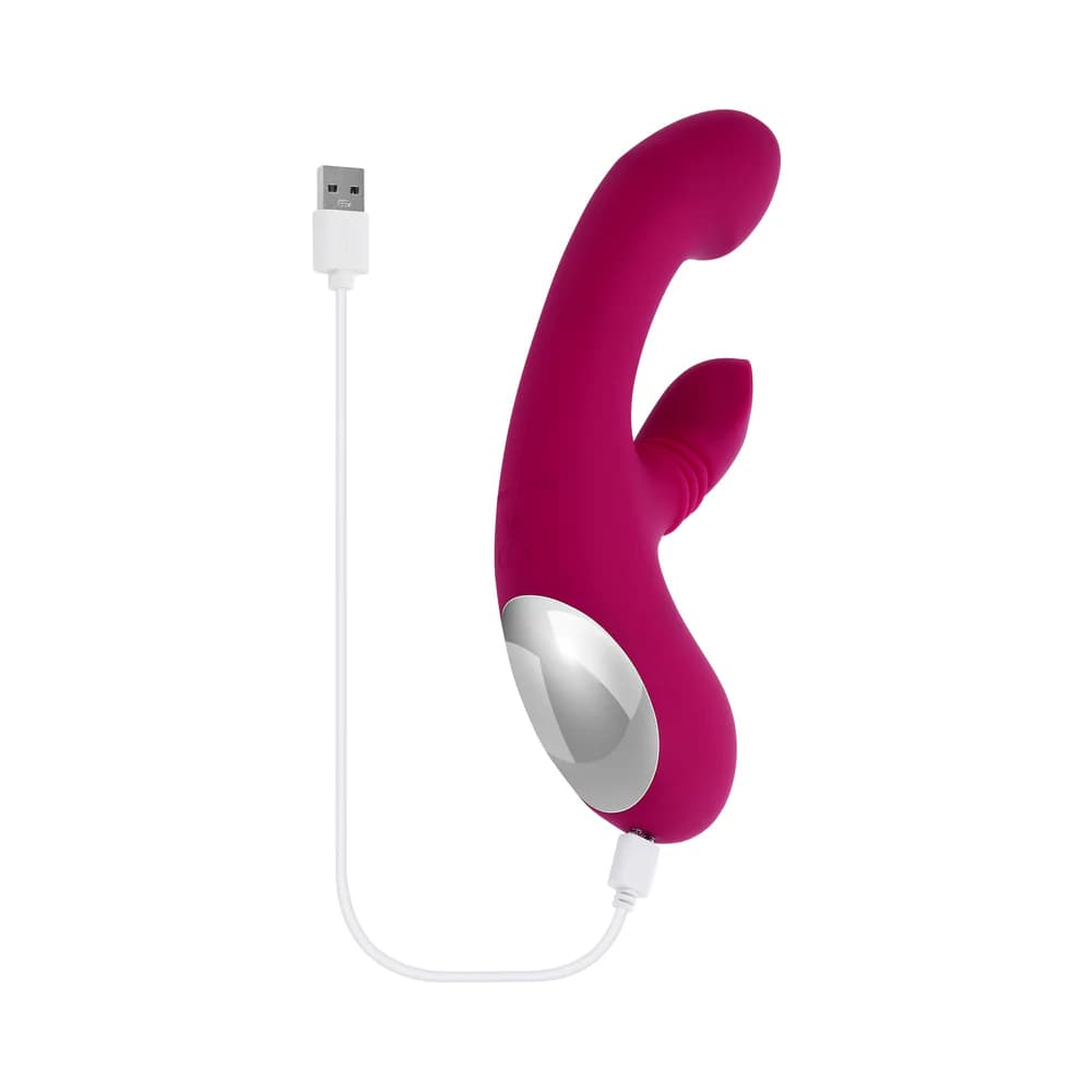Evolved Gentle Persuasion Circular Clitoral Massager Burgundy thumbnail 10