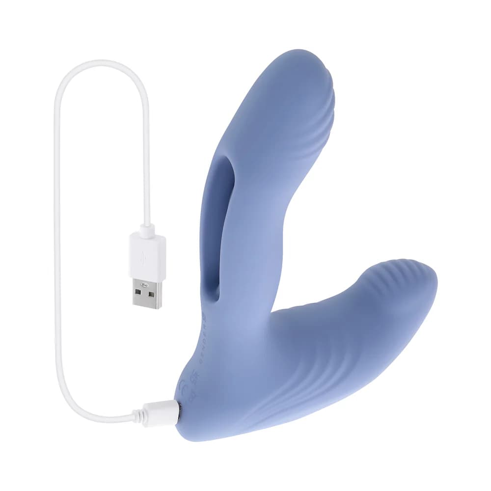 Gender X Flapjack Flapper Dual Stimulator Blue thumbnail 10