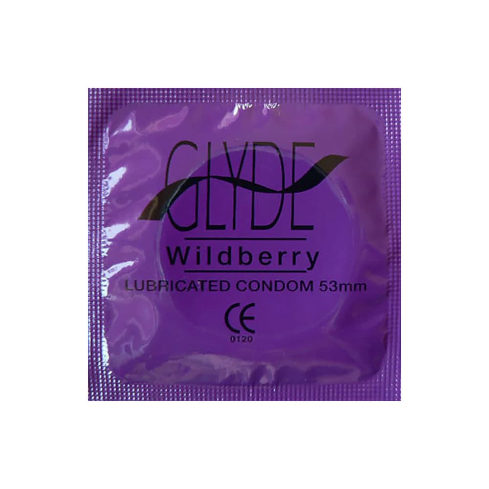 GLYDE Ultrathin Latex Condom Wildberry Flavored 12-Count thumbnail 3