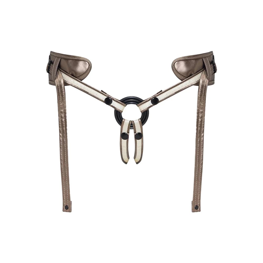 Strap-On-Me Leatherette Harness Desirous