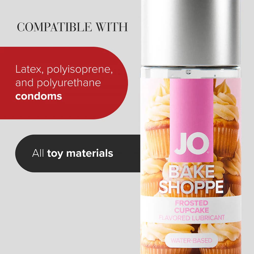 JO Bake Shoppe Frosted Cupcake Flavored Water-Based Lubricant 2 oz. thumbnail 5