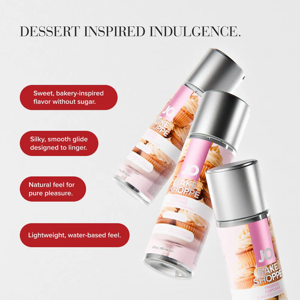 JO Bake Shoppe Frosted Cupcake Flavored Water-Based Lubricant 2 oz. thumbnail 7