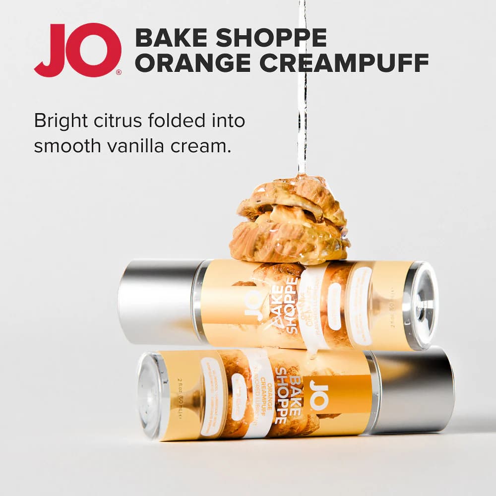 JO Bake Shoppe Orange Creampuff Flavored Water-Based Lubricant 2 oz. thumbnail 4