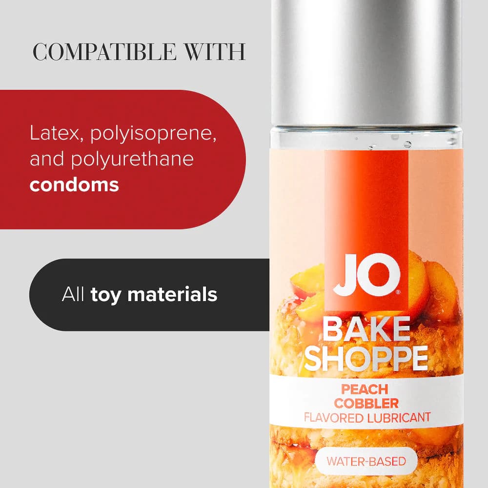 JO Bake Shoppe Peach Cobbler Flavored Water-Based Lubricant 2 oz. thumbnail 5
