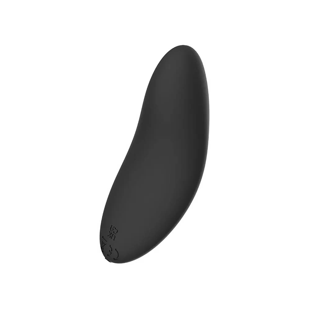 Spectrum Essentials Rechargeable Silicone Compact External Vibrator Black thumbnail 2