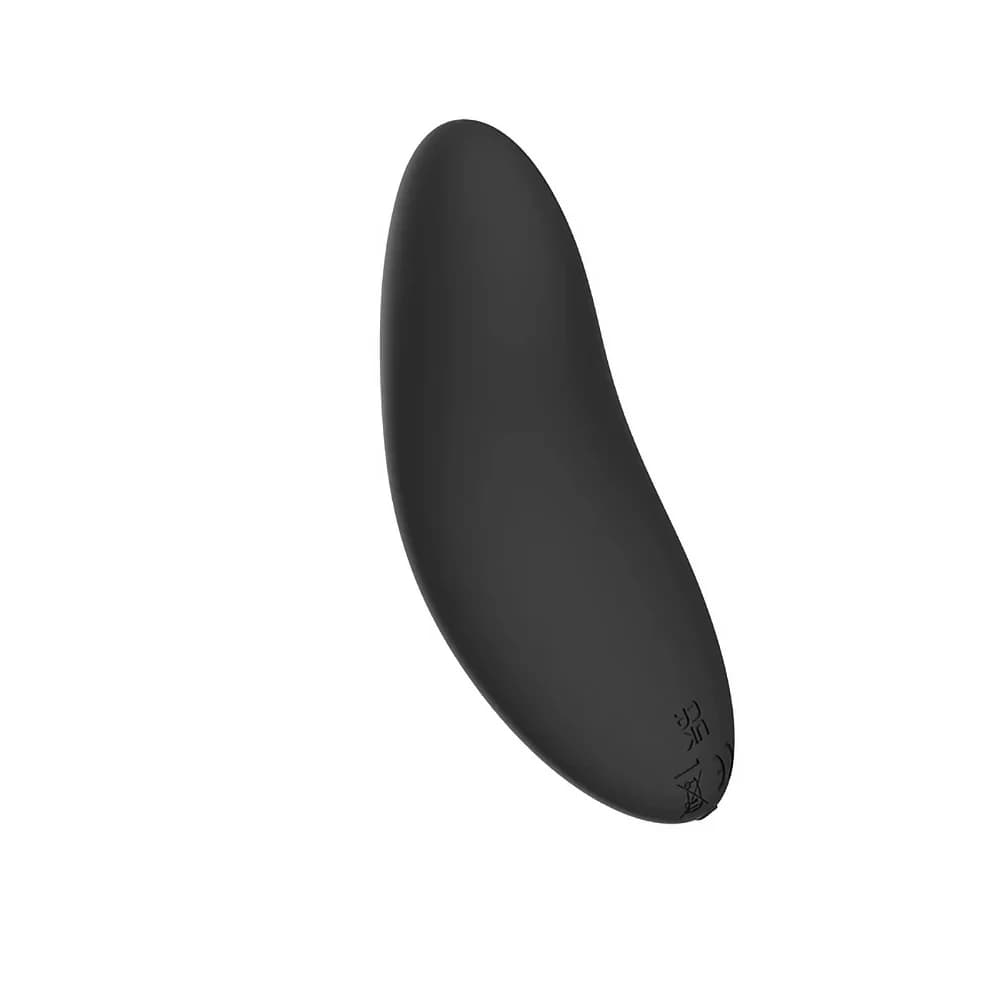 Spectrum Essentials Rechargeable Silicone Compact External Vibrator Black thumbnail 3
