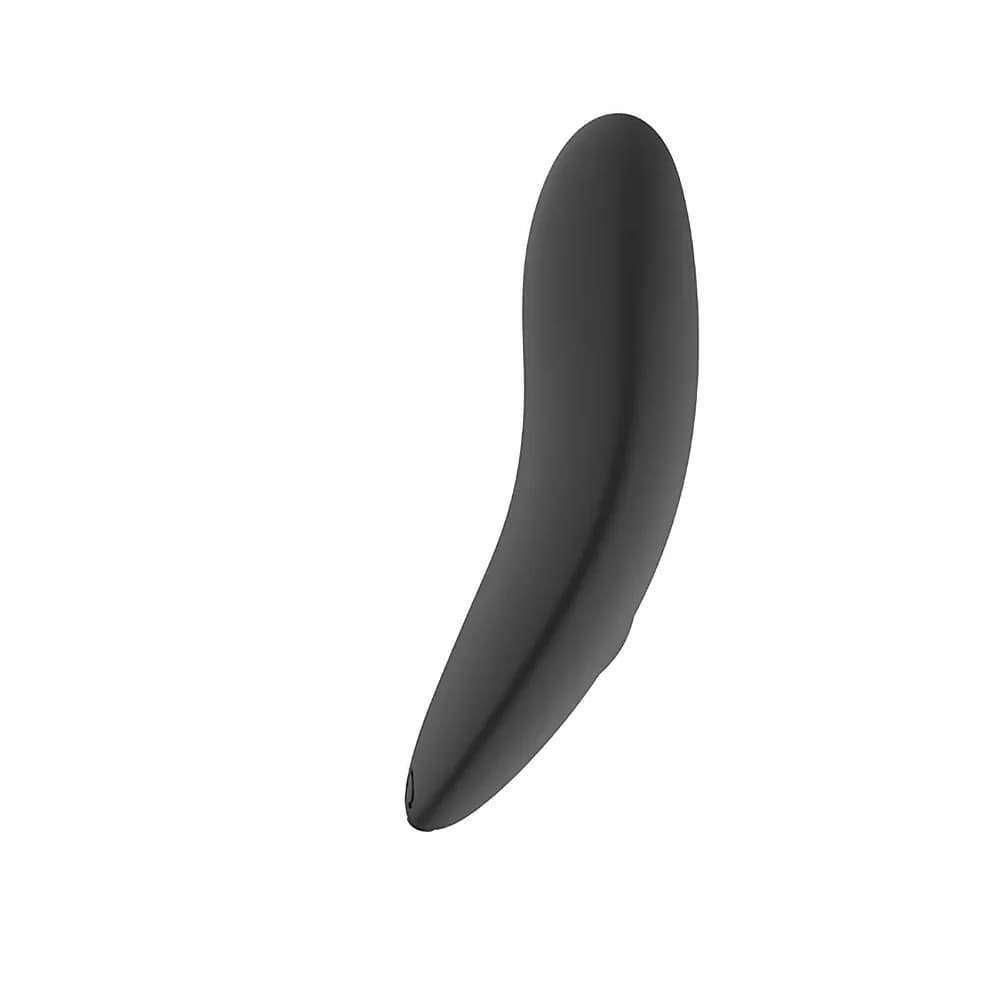 Spectrum Essentials Rechargeable Silicone Compact External Vibrator Black thumbnail 5