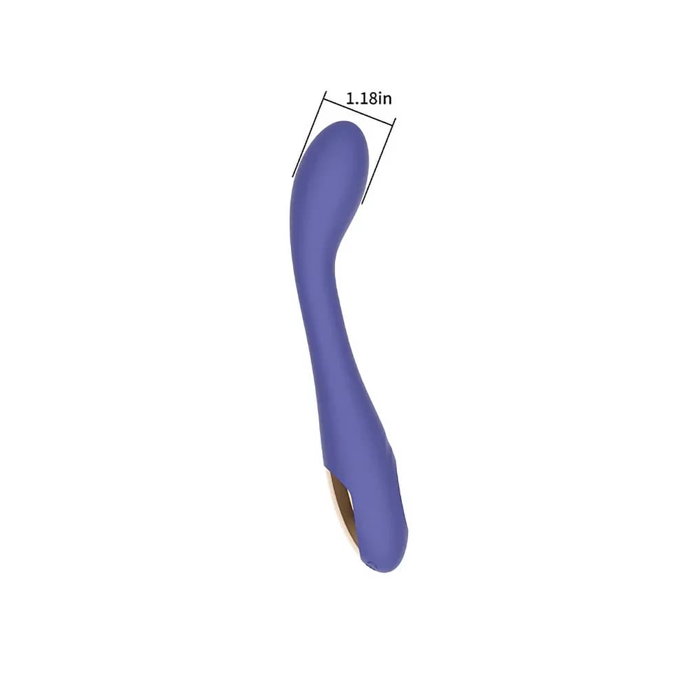 Spectrum Essentials Rechargeable Silicone G-Spot Vibrator Purple thumbnail 5