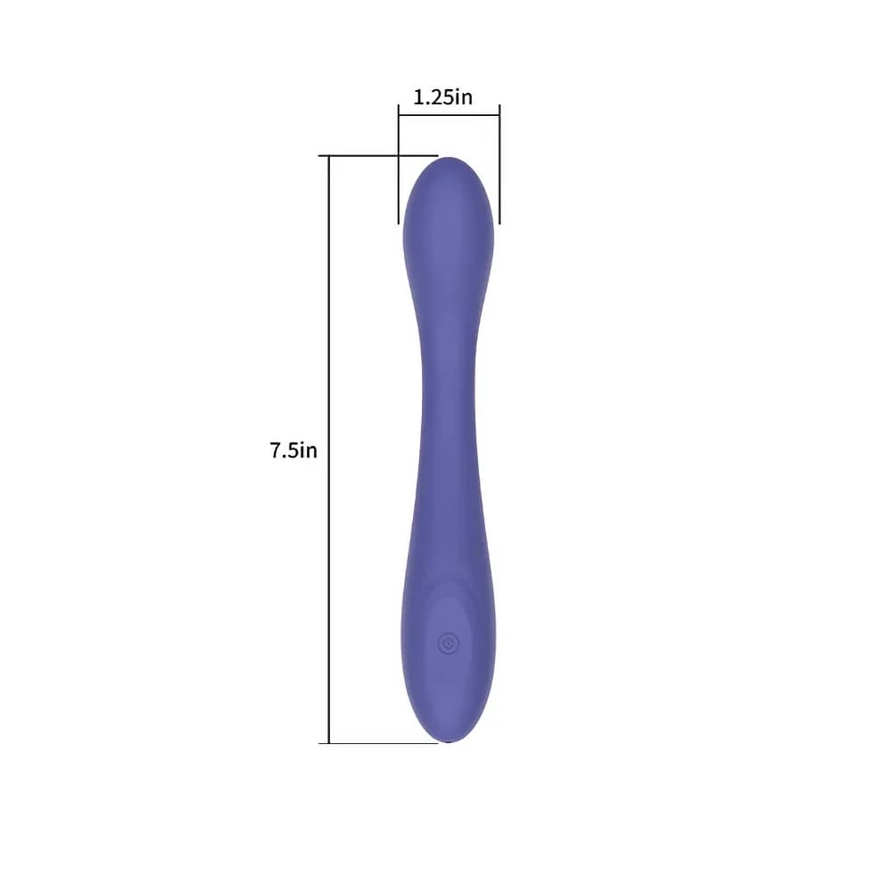 Spectrum Essentials Rechargeable Silicone G-Spot Vibrator Purple thumbnail 6