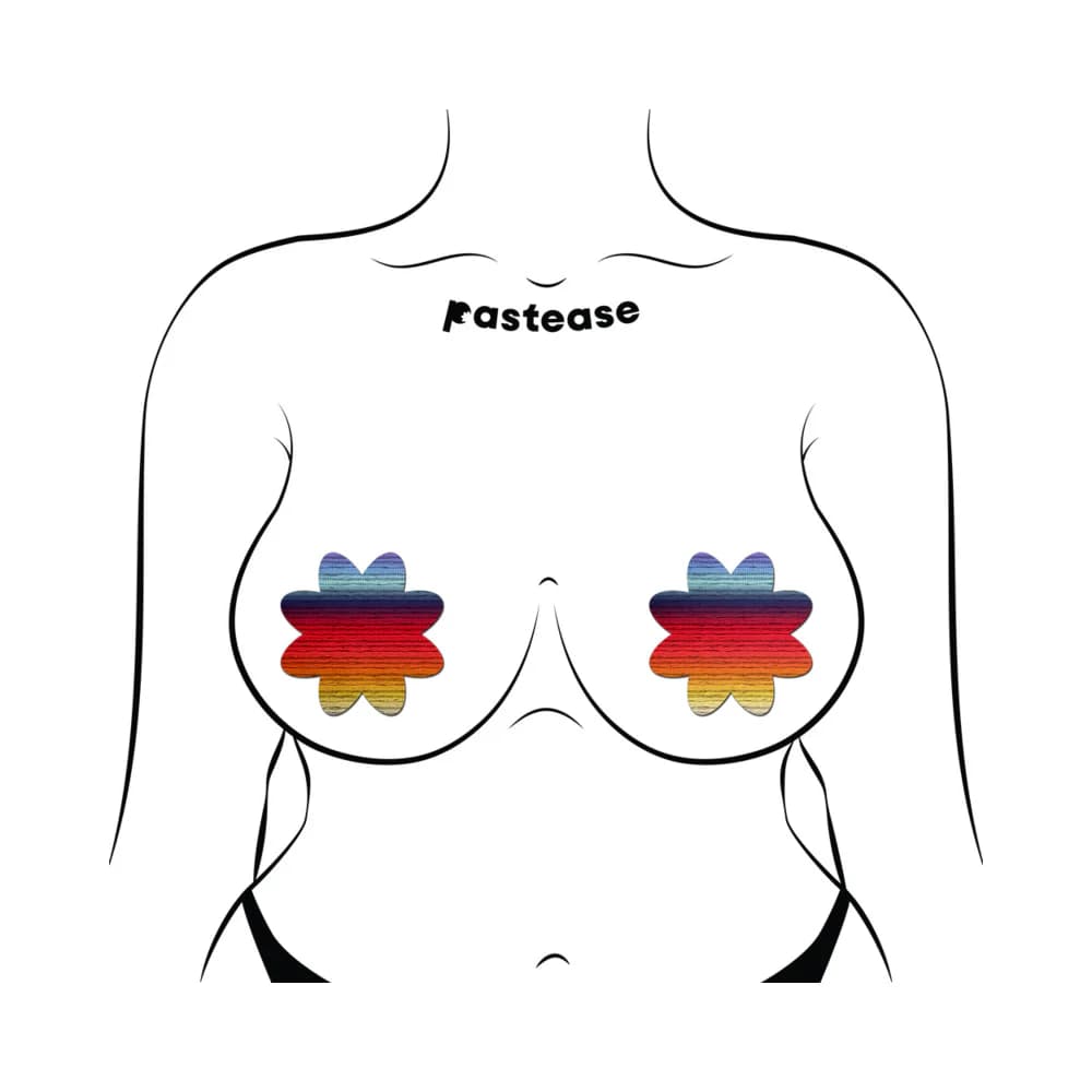 Pastease Retro Horizon Color Petal Breast Pasties thumbnail 3