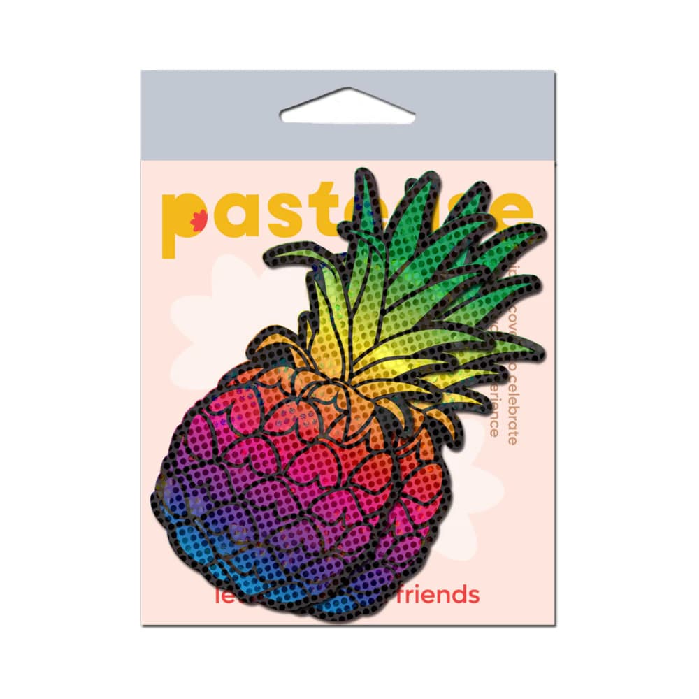 Pastease Rainbow Pineapple Sparkling Breast Pasties thumbnail 4