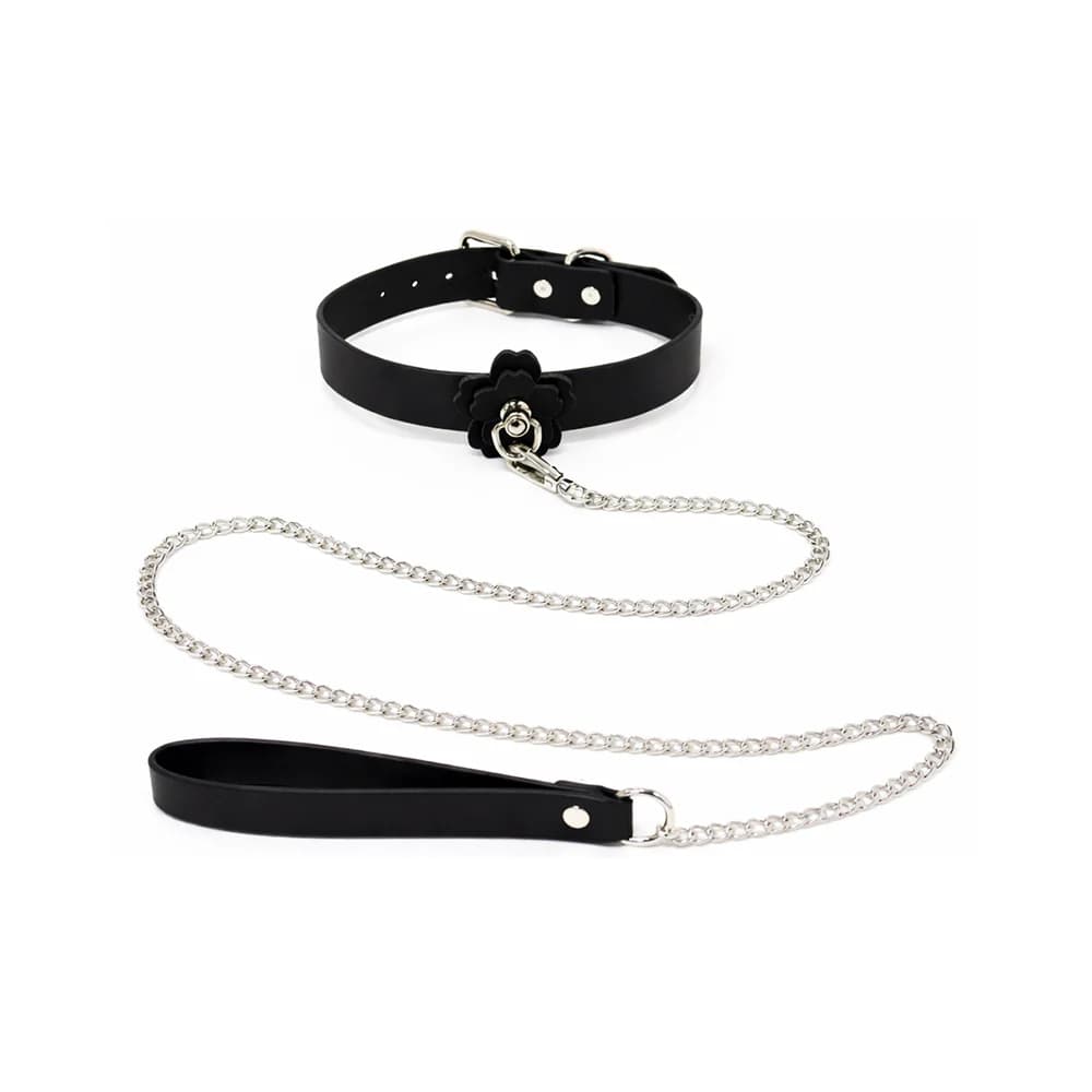 Heat Tease Flower Collar Black/Pink thumbnail 2