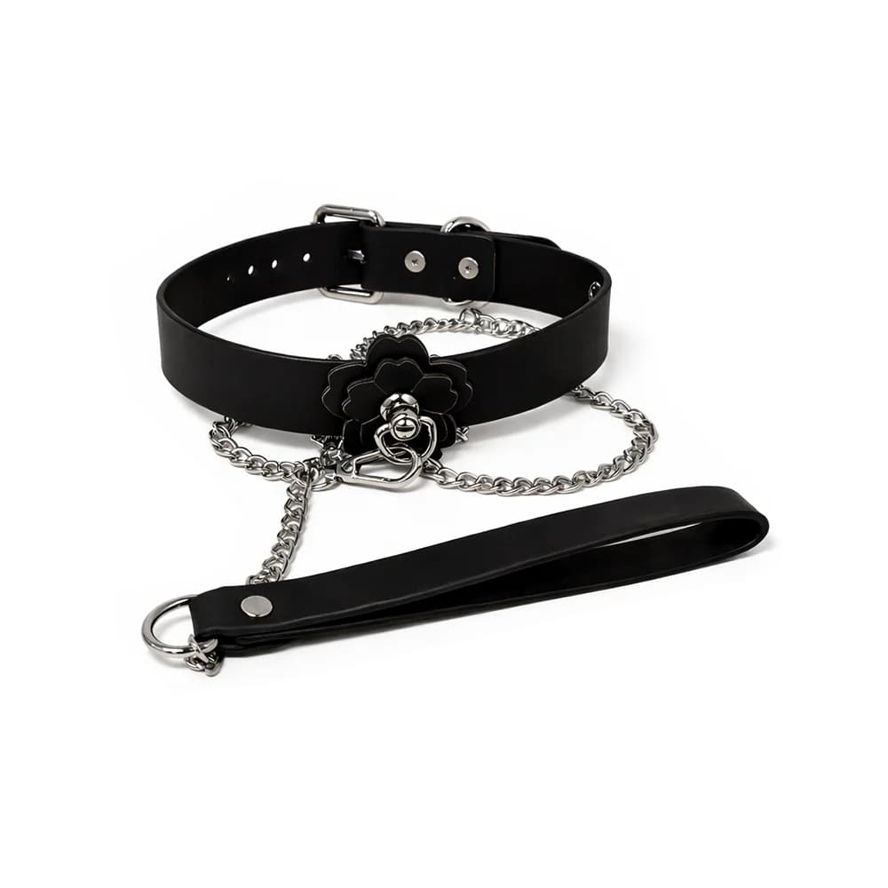 Heat Tease Flower Collar Black/Pink thumbnail 3