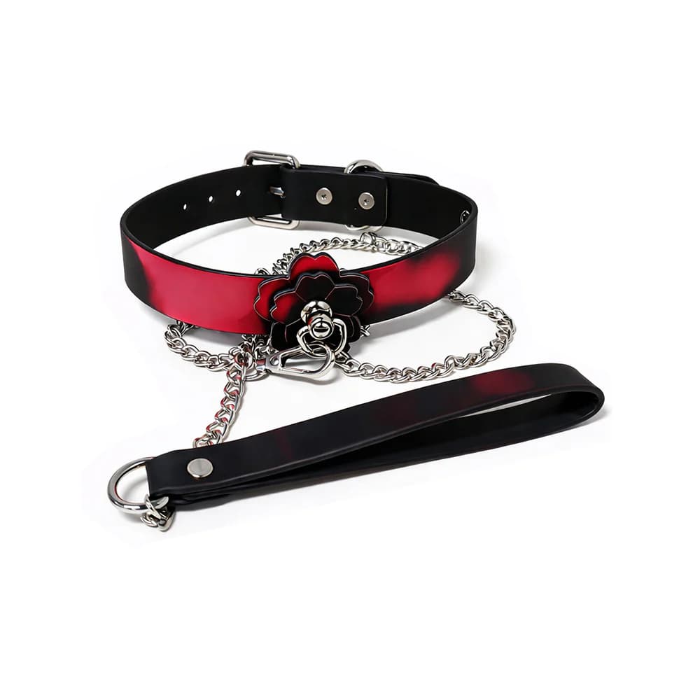 Heat Tease Flower Collar Black/Pink thumbnail 4