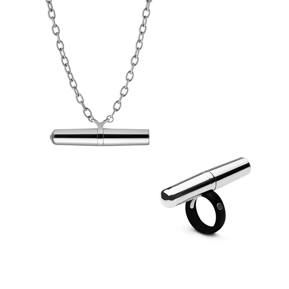 Crave Tease Collection (Necklace + Ring) Silver