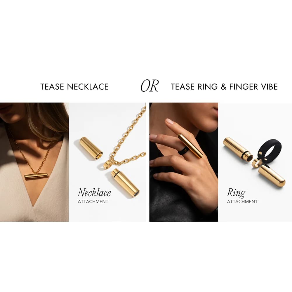 Crave Tease Collection (Necklace + Ring) Silver thumbnail 2