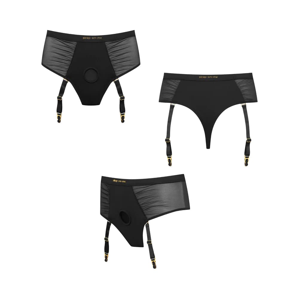 Strap-On-Me Harness Lingerie Idylle XS Black thumbnail 2