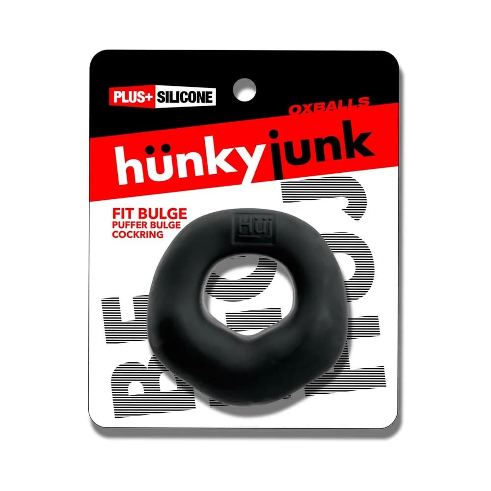Hunkyjunk Fit Bulge Hung-Style Cockring Black Fog thumbnail 8