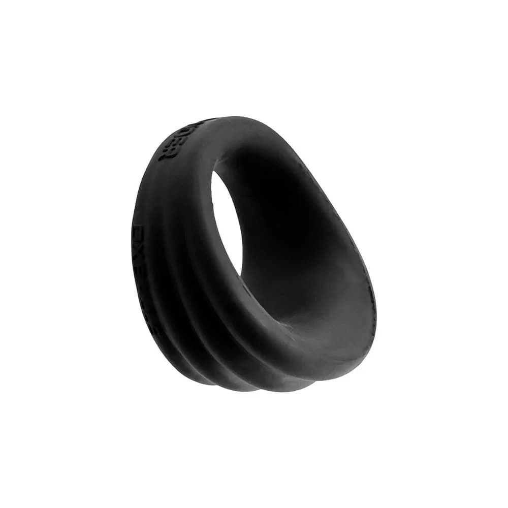Hunkyjunk Expander Slimmer Scoop Style Cockring Black Fog thumbnail 3
