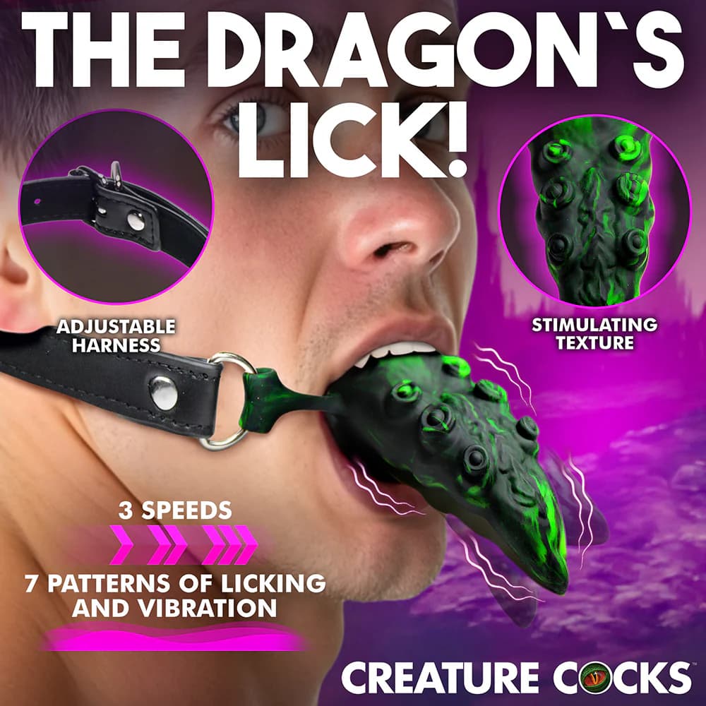Creature Cocks Dragon's Lick Vibrating Oral Enhancer thumbnail 8