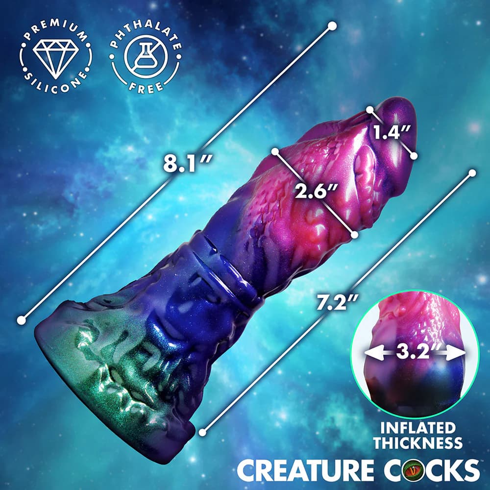 Creature Cocks Gorge Inflatable Silicone Dildo thumbnail 6