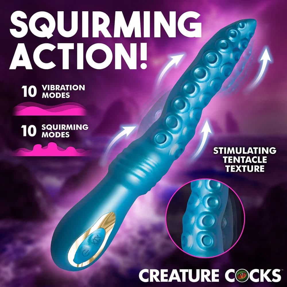 Creature Cocks Tenta-Squirm Squirming Silicone Vibrator thumbnail 8