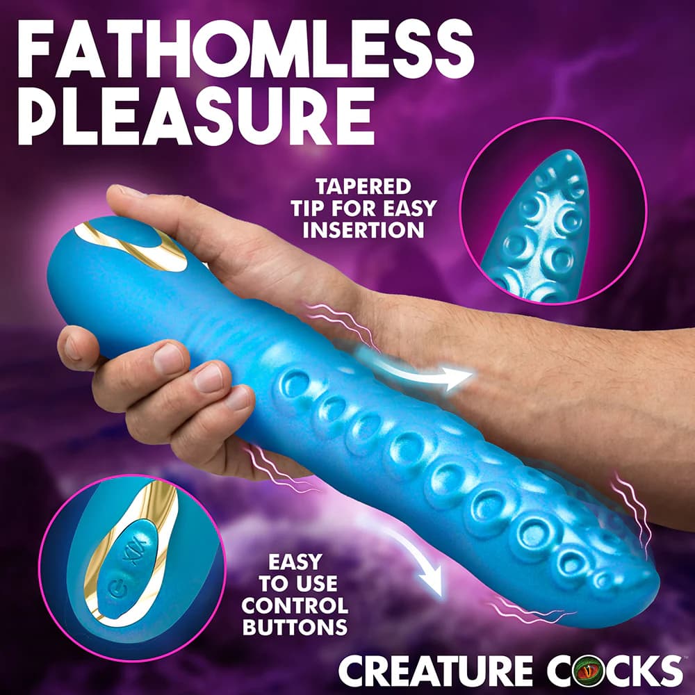 Creature Cocks Tenta-Squirm Squirming Silicone Vibrator thumbnail 9
